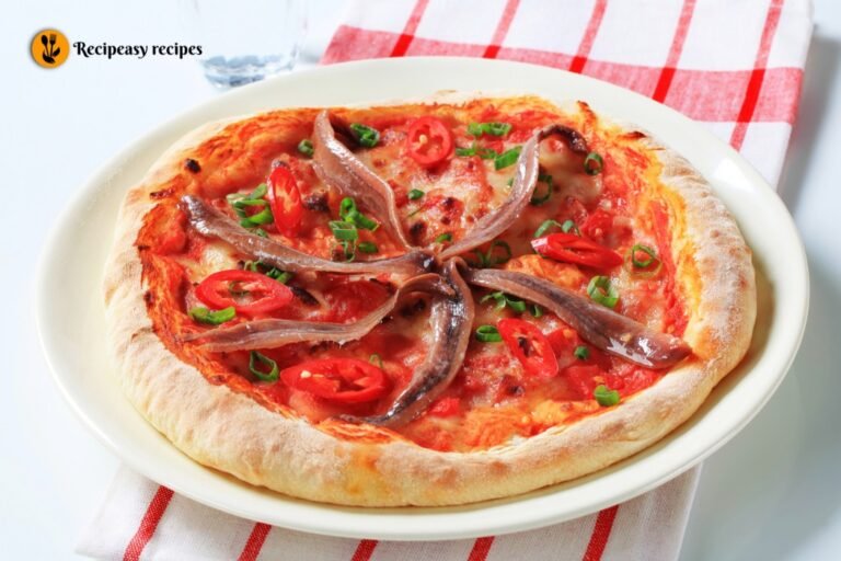 Anchovy pizza recipe