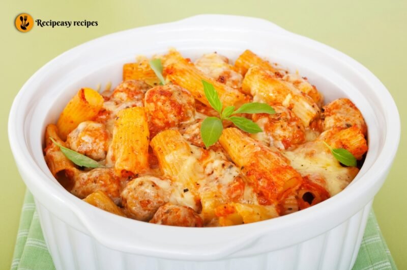 Baked Rigatoni Recipe – Cheesy & Comforting Pasta