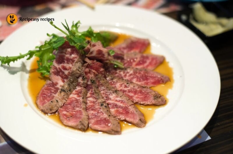 Beef Tataki Recipe | Authentic Japanese-Style Seared Beef