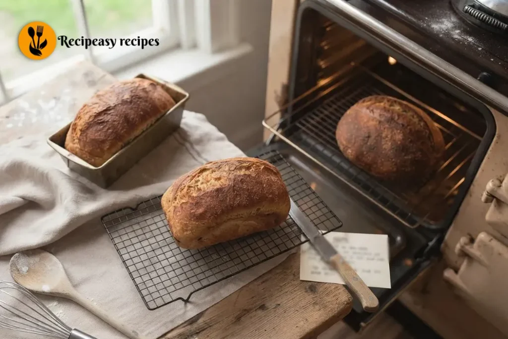 Baked Barley Bread