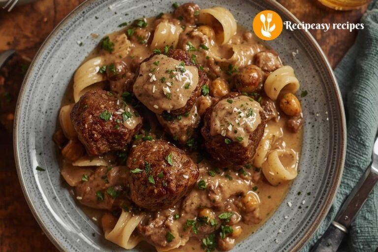 Beef Stroganoff Recipe With Meatballs