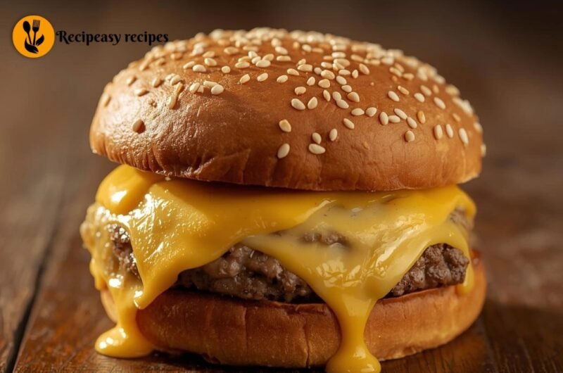 Juicy Bison Cheeseburger Recipe (Healthy & High-Protein)