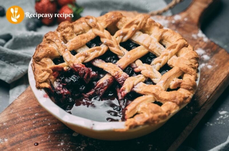 Blueberry Peach Pie Recipe – Juicy, Flaky & Perfect Summer Dessert