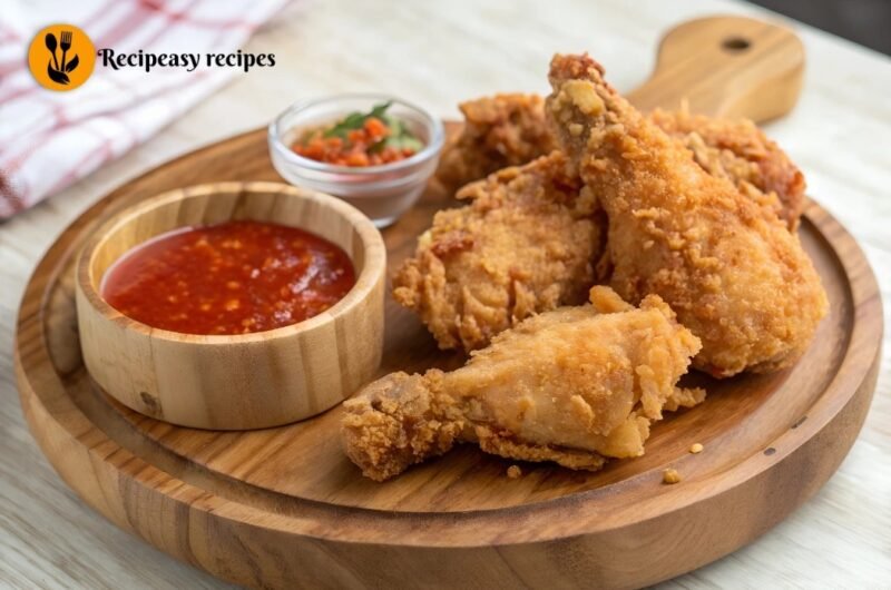 Easy Crispy Broasted Chicken Recipe – Juicy & Flavorful