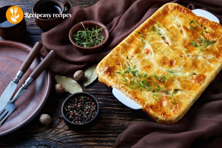 Chicken Pot Pie Recipe with Crescent Rolls