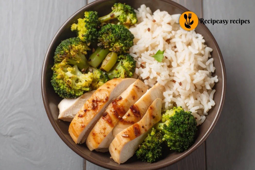 One-Pan Chicken Rice Broccoli Recipe