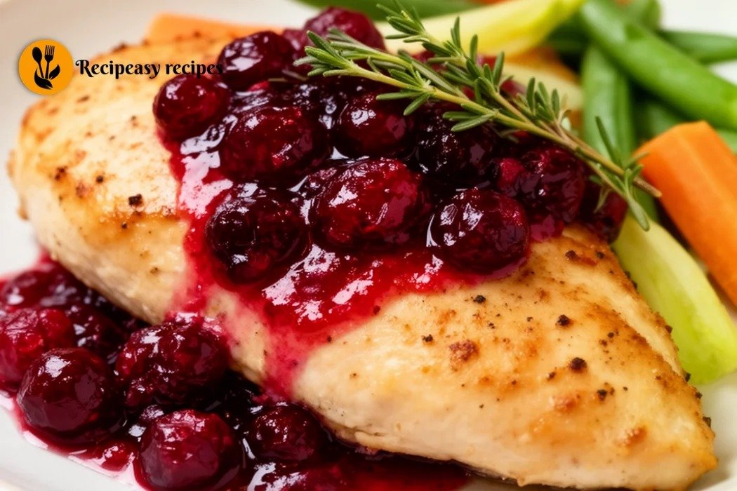 Delicious Chicken Recipe with Cranberries (Perfect for Holidays or Weeknights)
