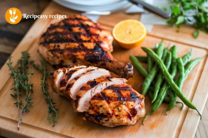 Chicken Recipe for Summer – Light, Zesty Lemon Herb Grilled Chicken with Veggies