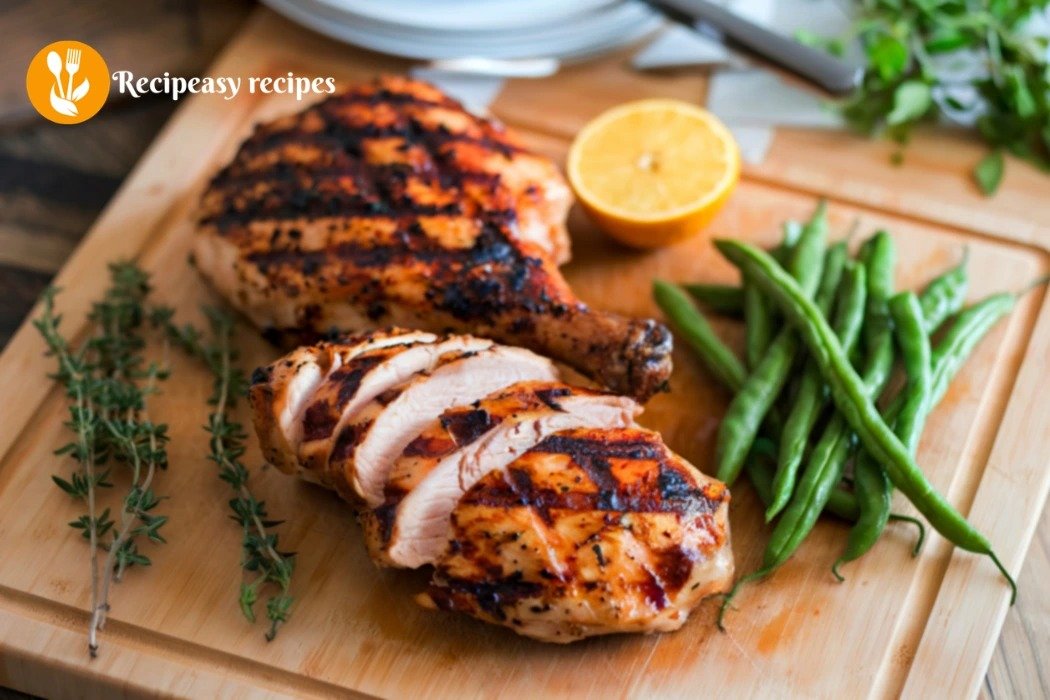 Chicken Recipe for Summer – Light, Zesty Lemon Herb Grilled Chicken with Veggies