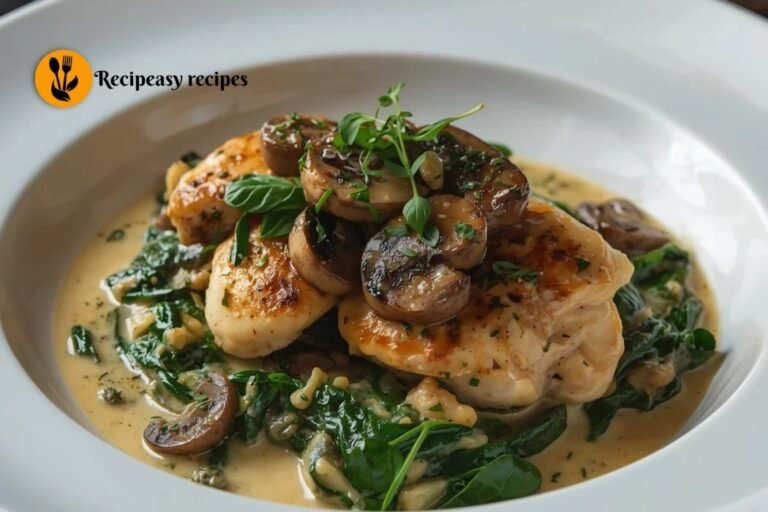 Chicken Spinach Mushroom Recipe
