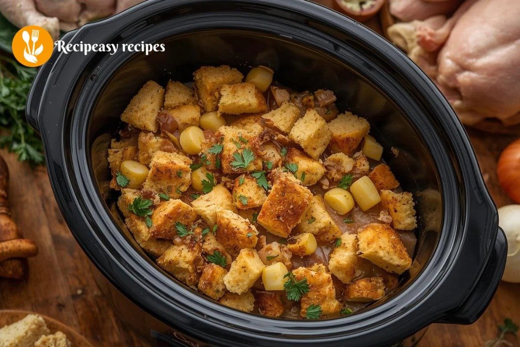 chicken stuffing slow cooker recipe