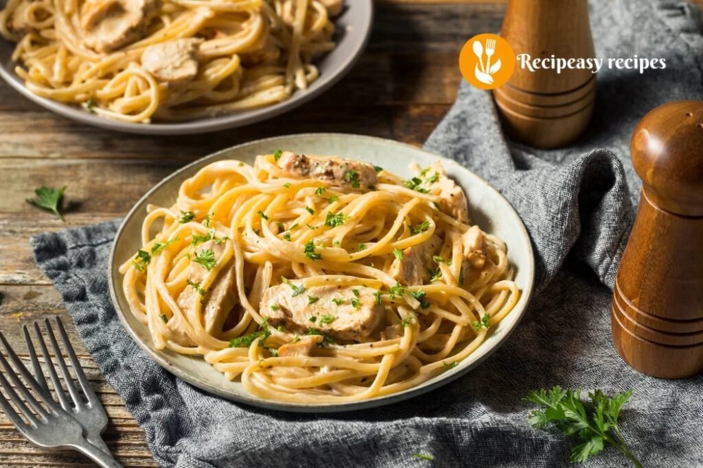 what is Chicken Shrimp Alfredo recipe