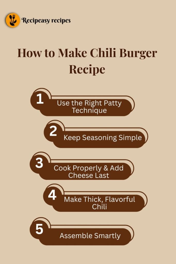 how to make Chili Burger Recipe