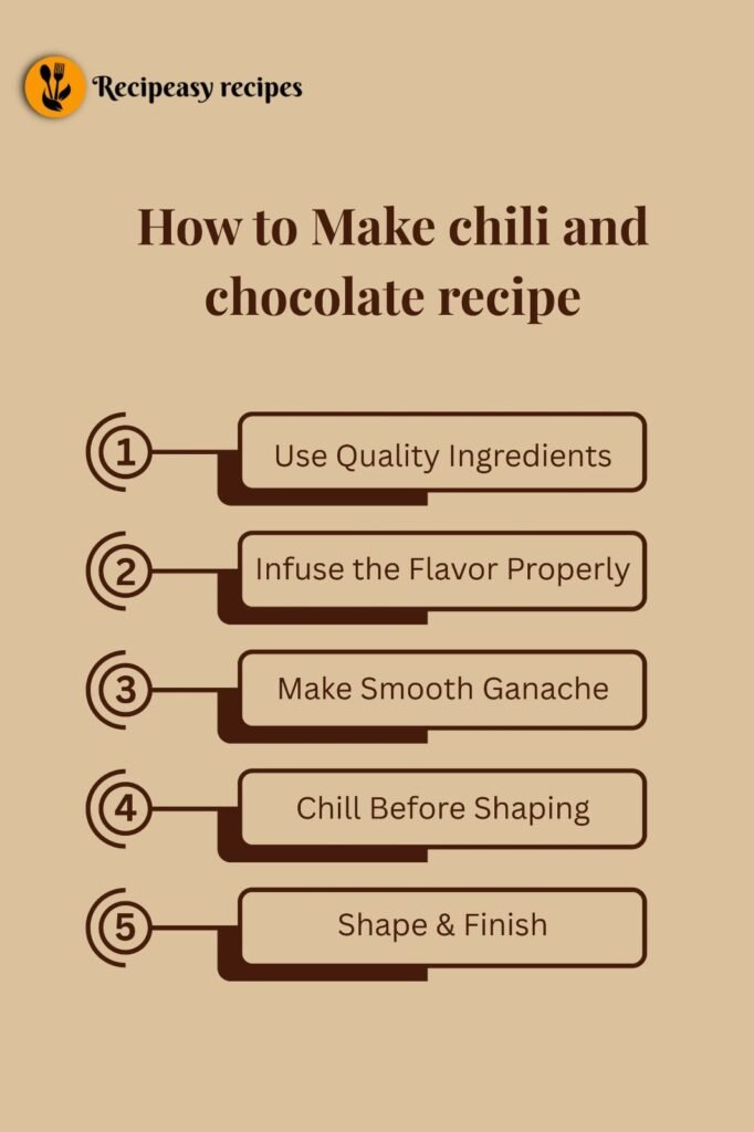 how to make chili and chocolate recipe