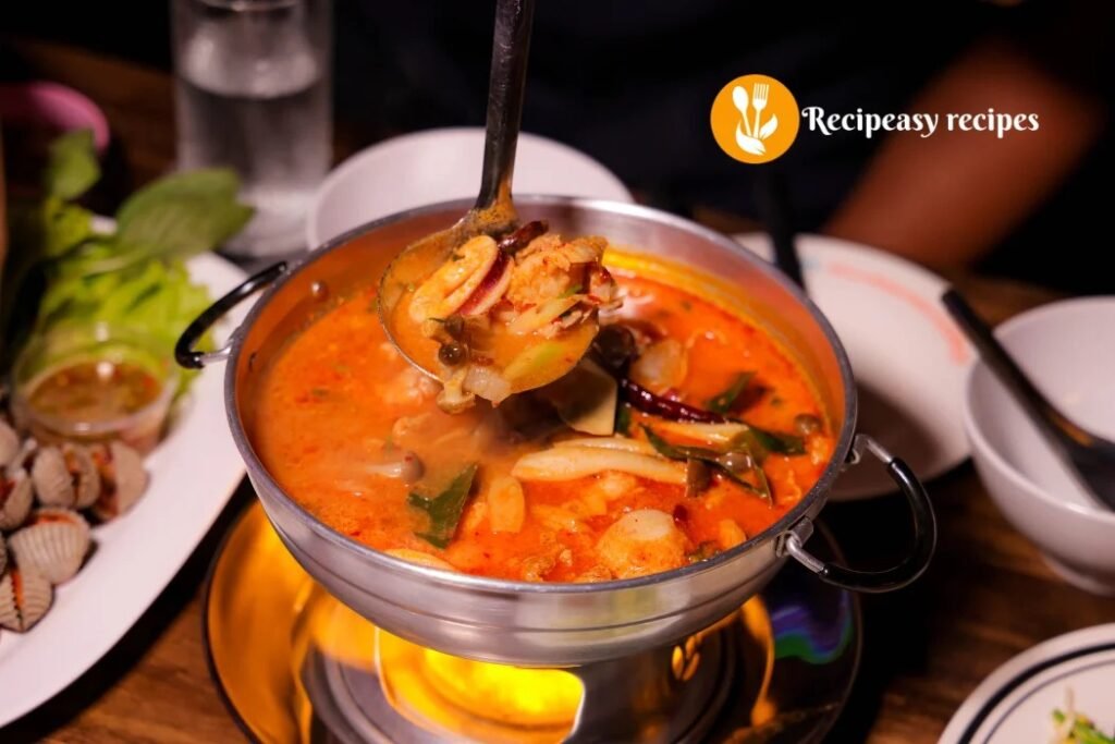 what is chicken tom yum soup recipe