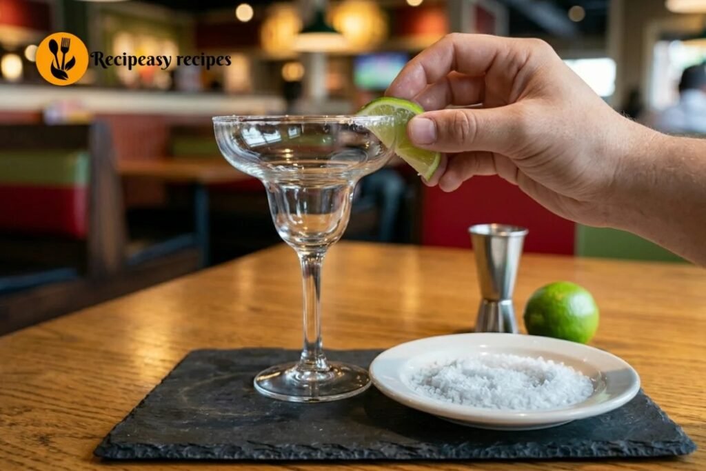 Step 1 — Salt the rim
