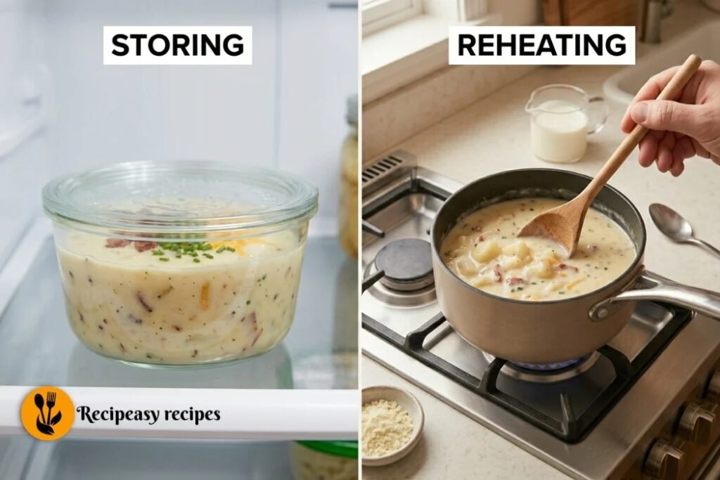 Storing and Reheating