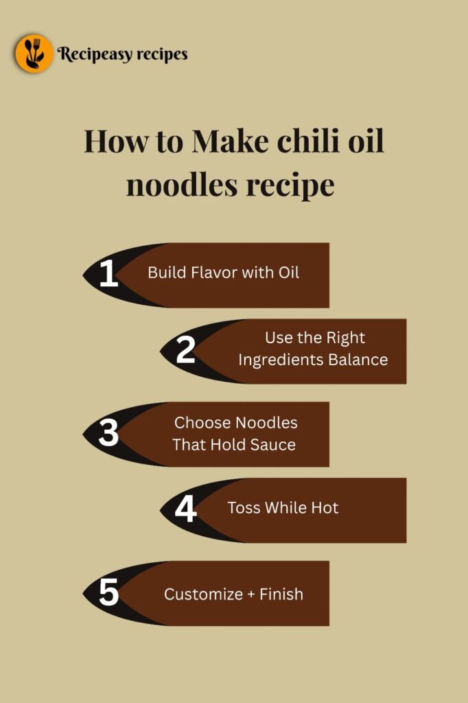 how to make chili oil noodles recipe