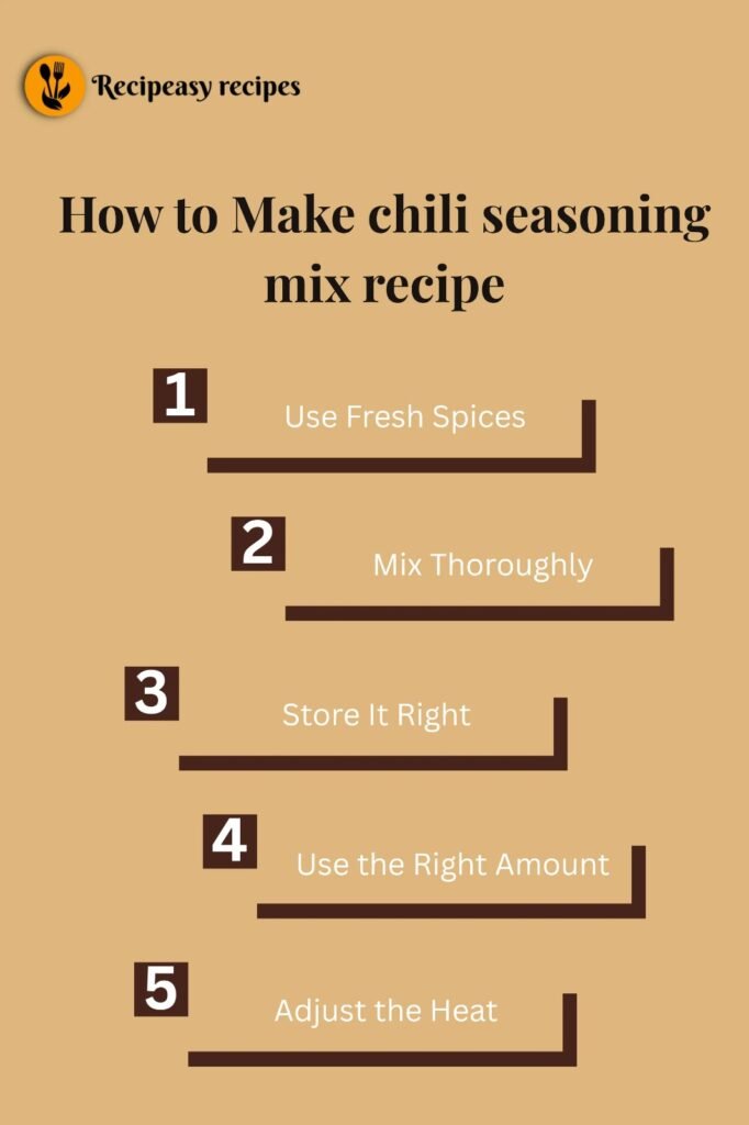 how to make chili seasoning mix recipe