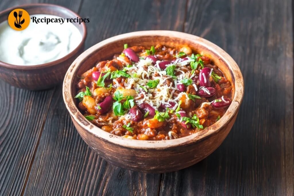 what is chili recipe using dried beans