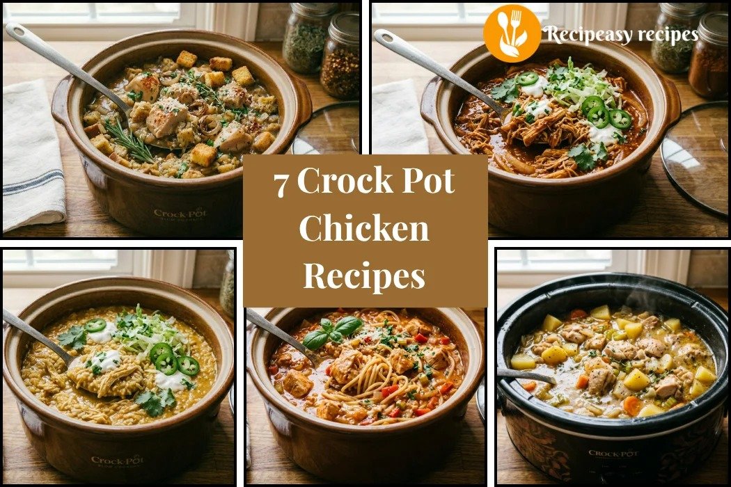 7 Crock Pot Chicken Recipes