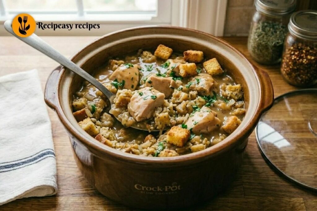 Chicken and Stuffing Slow Cooker
