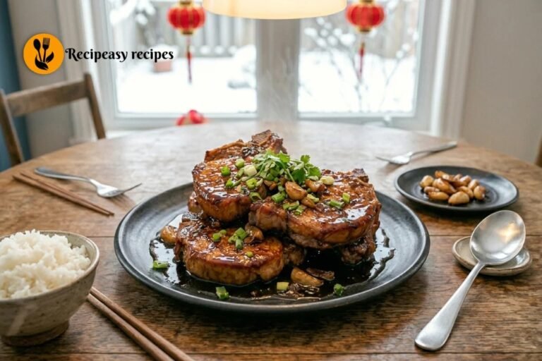 Honey Garlic Pork Chops