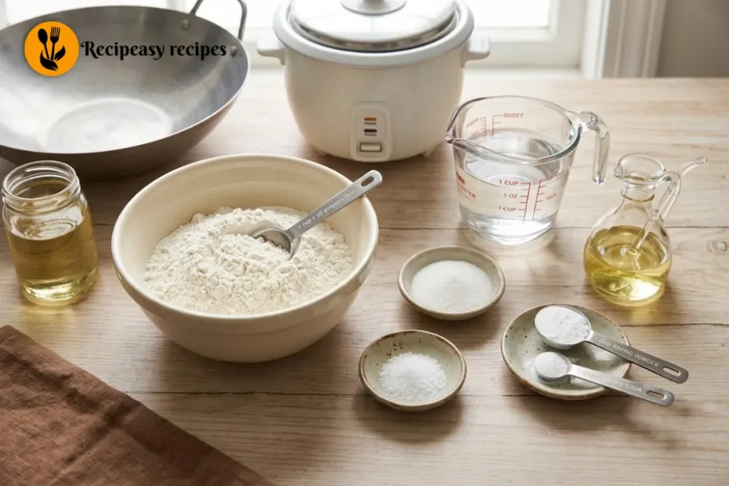 Ingredients of Homemade Chinese Donuts Recipe
