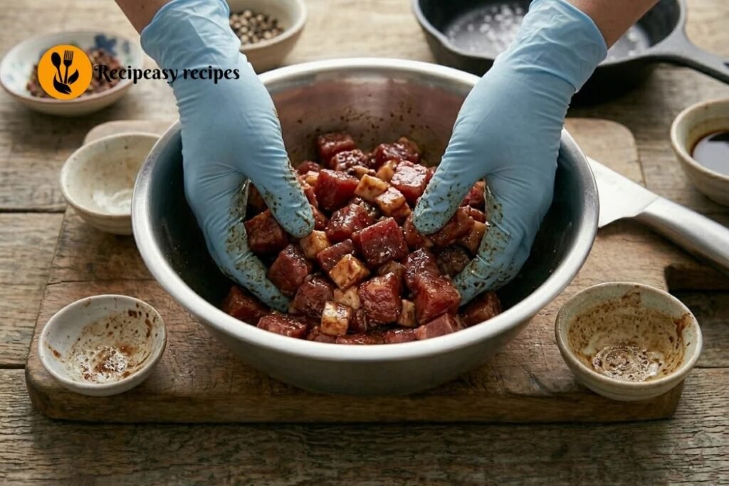 Mixing the Seasonings