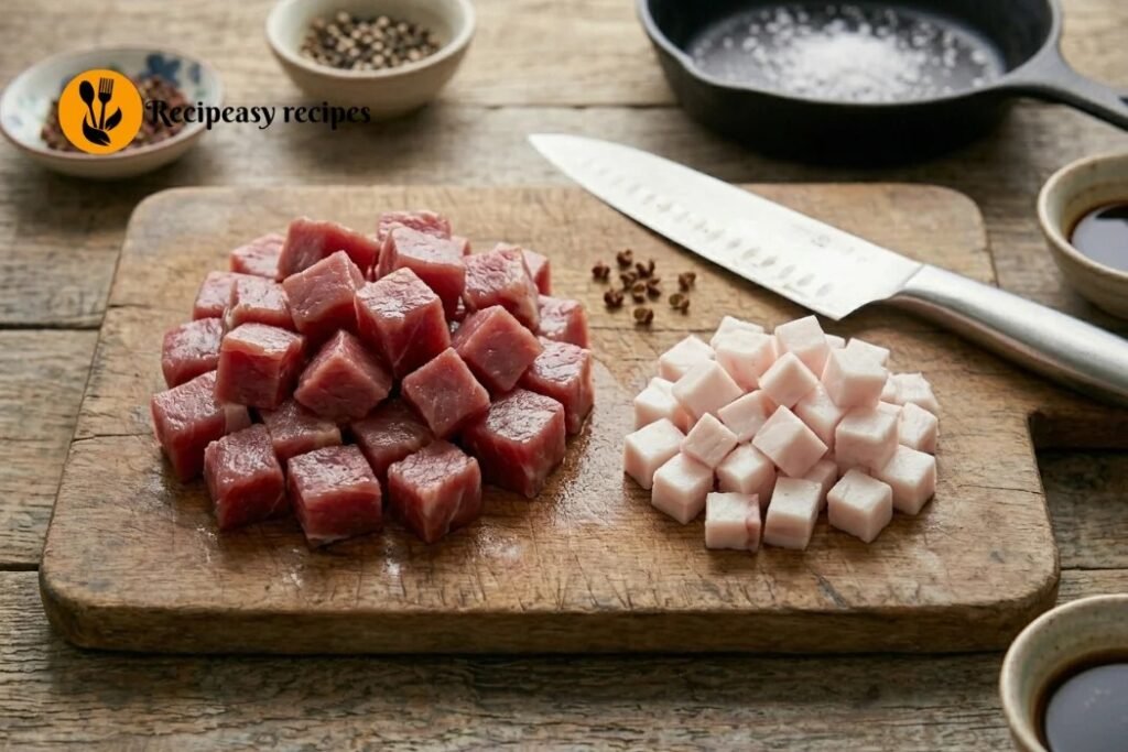 Preparing the Meat