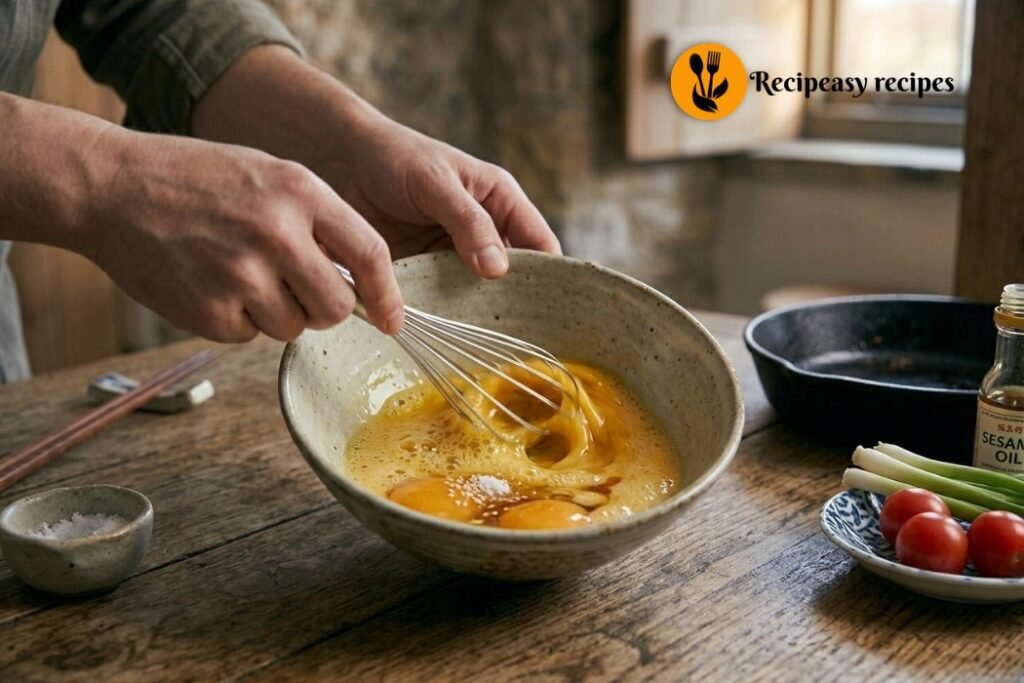 Step 1 - Beat the Eggs