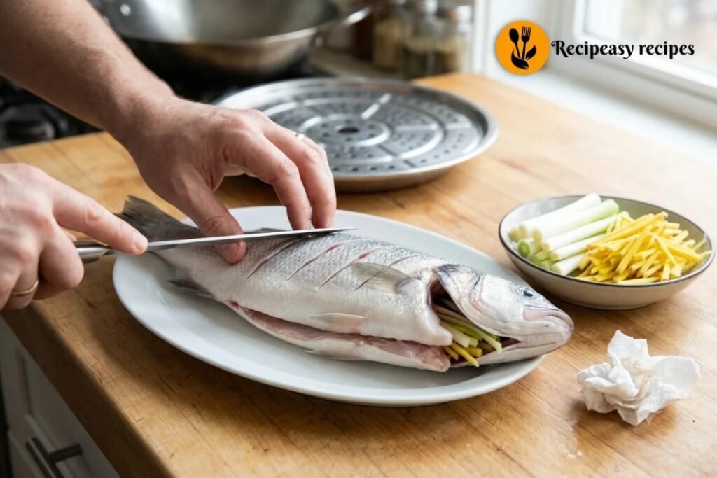 Step 1 - Score and Stuff the Fish