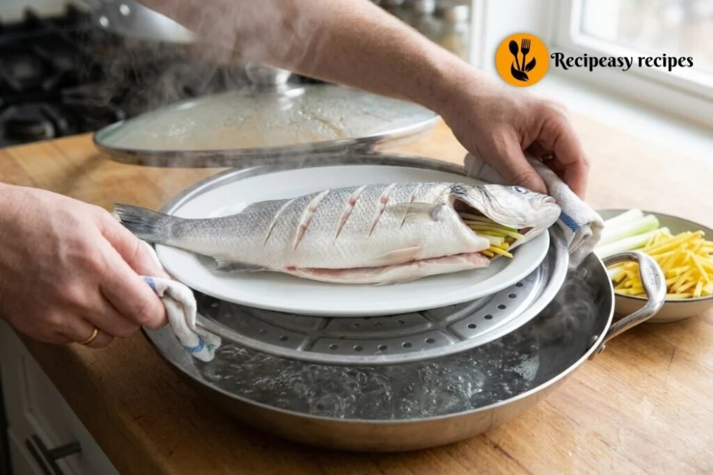 Step 2 - Steam the Fish