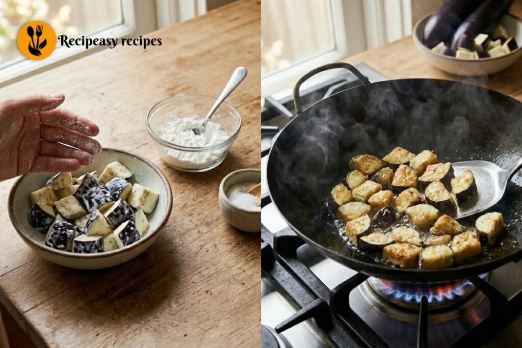 Step 2 — Cook the Eggplant