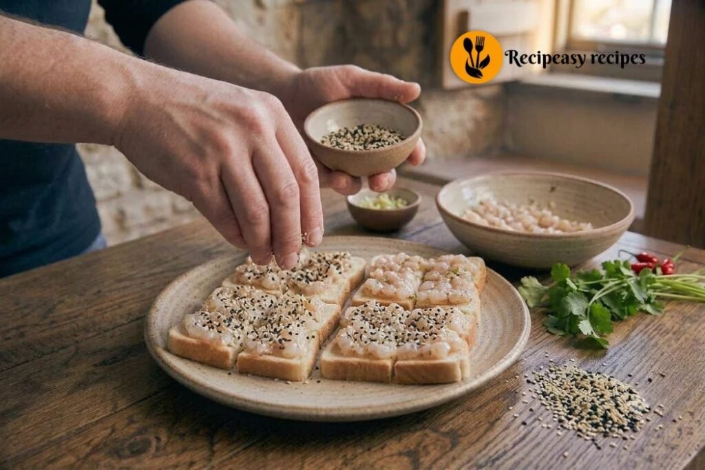Step 3 - Add the Sesame Seeds