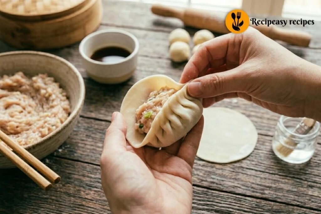 Wrapping the Dumplings