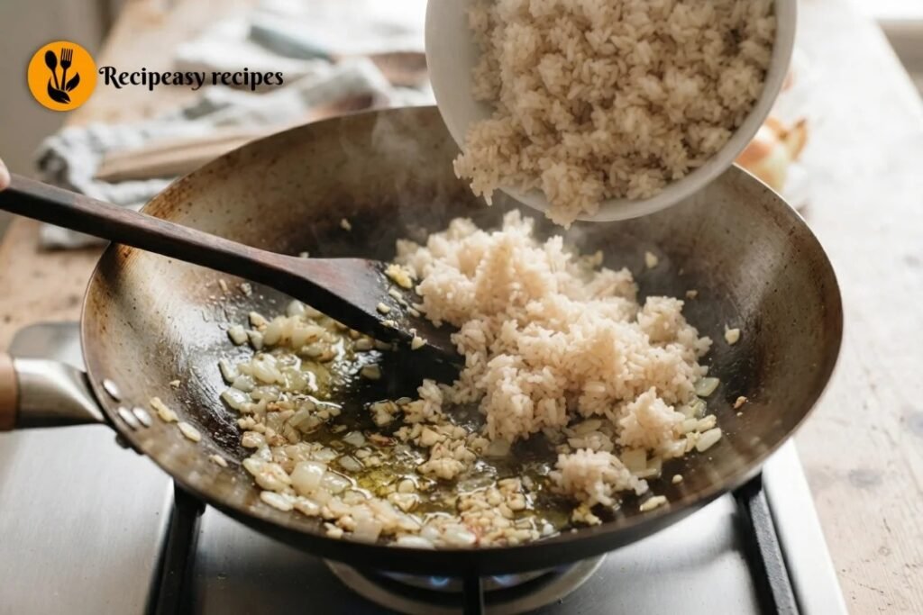 Add the rice