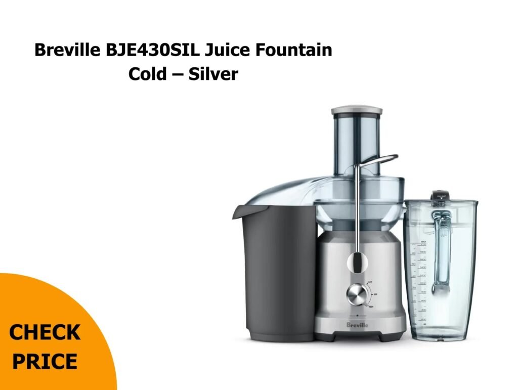 Breville BJE430SIL Juice Fountain Cold – Silver