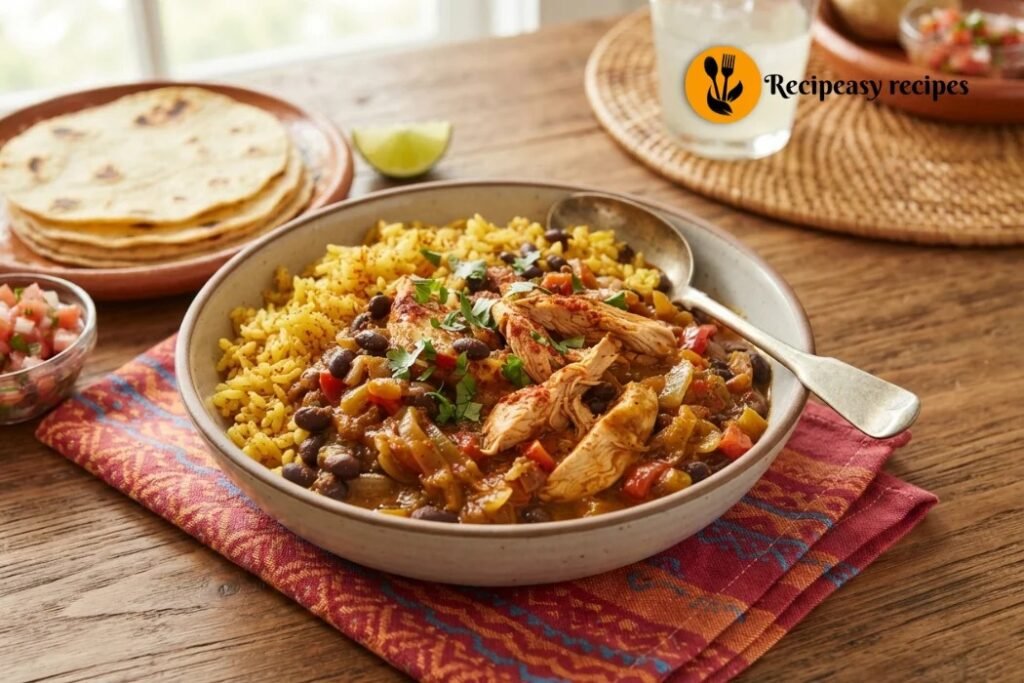 Chicken Rice and Beans