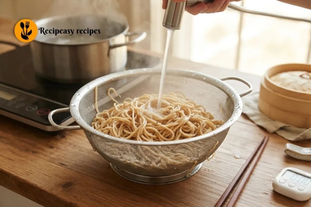 Cook the noodles
