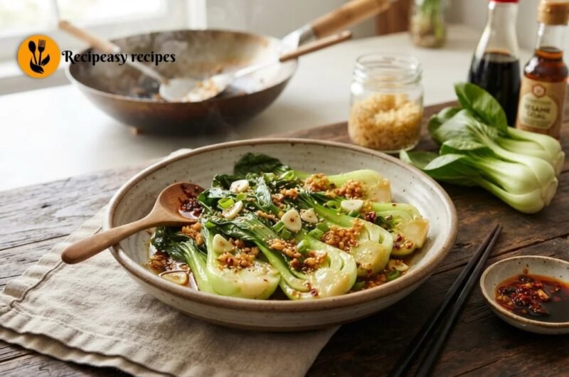 Easy Garlic Bok Choy Recipe | Quick & Healthy Side Dish