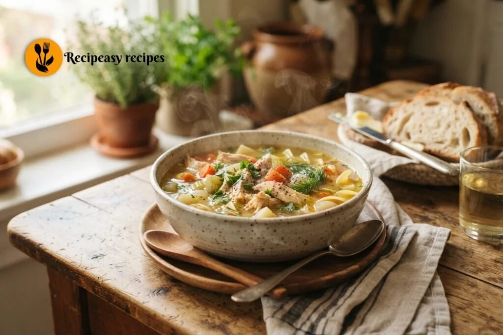 Rotisserie Chicken Soup
