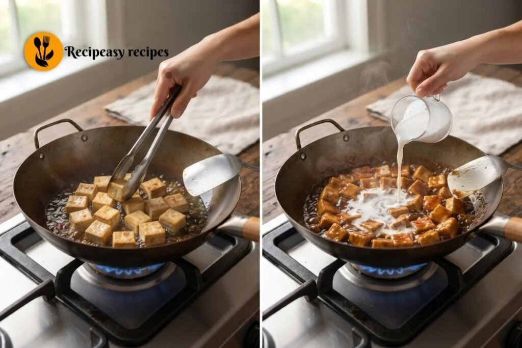 Step 5_ Add the tofu back