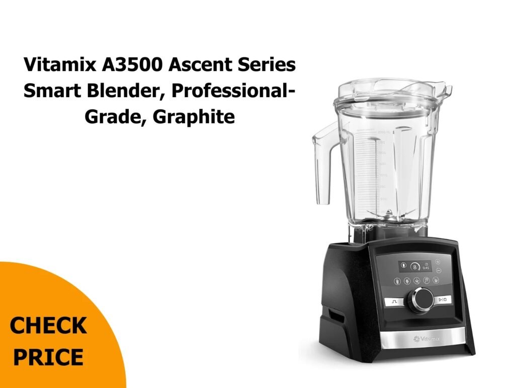 Vitamix A3500 Ascent Series Smart Blender, Professional-Grade, Graphite