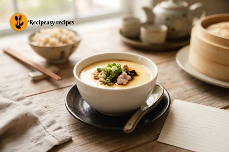 Chinese Steamed Eggs Recipe – Silky, Easy & Authentic