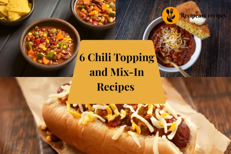 6 Chili Topping and Mix-In Recipese r