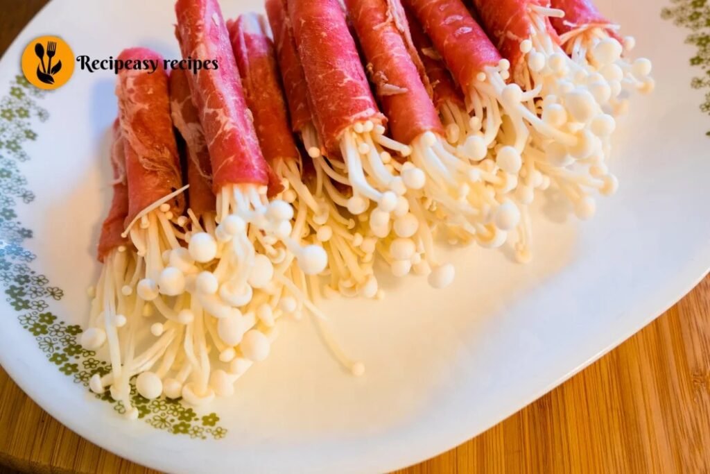 Beef Enoki Rolls