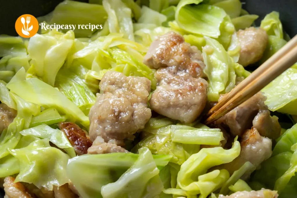 Chinese Chicken Cabbage Stir-Fry