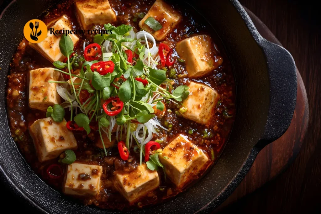 Chinese Tofu with Black Bean Sauce