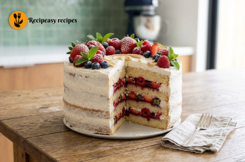 Berry Chantilly Cake Recipe